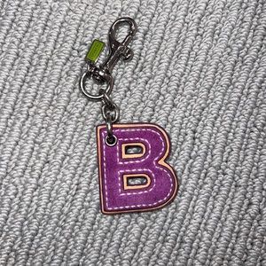 Coach Letter B Keychain